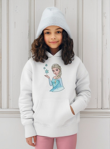 Sudadera Con Gorro Frozen Elsa