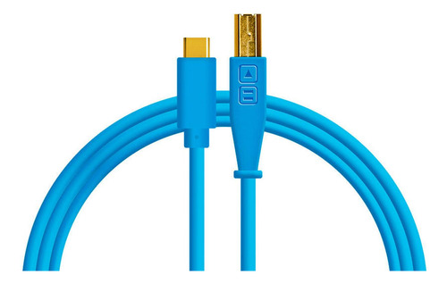 Cable Usb B A Usb C De 1.5 Metros Azul Chroma Dj Techtools