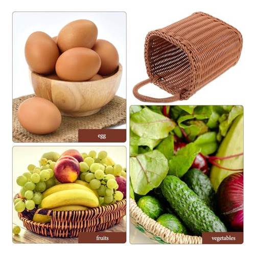 Cesta Colgante De Mimbre Angoily, Cesta De Almacenamiento Te