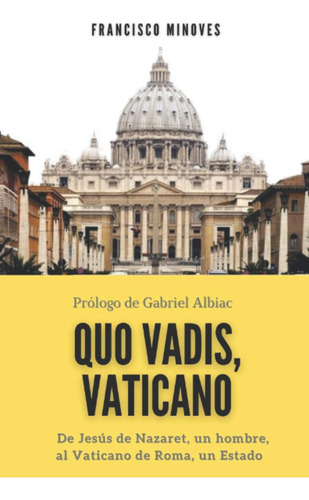 Quo Vadis Livro Vaticano De Jesus De Nazaré, Um Homem, Al