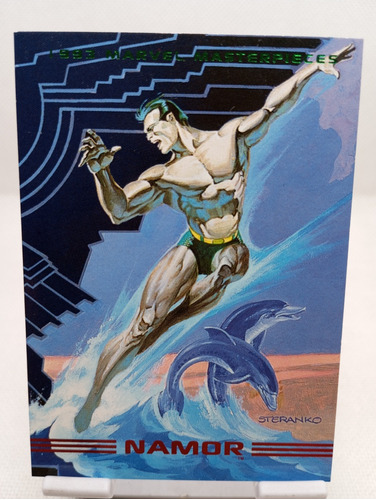 Tarjeta Marvel Masterpieces 1993 Namor Número 9
