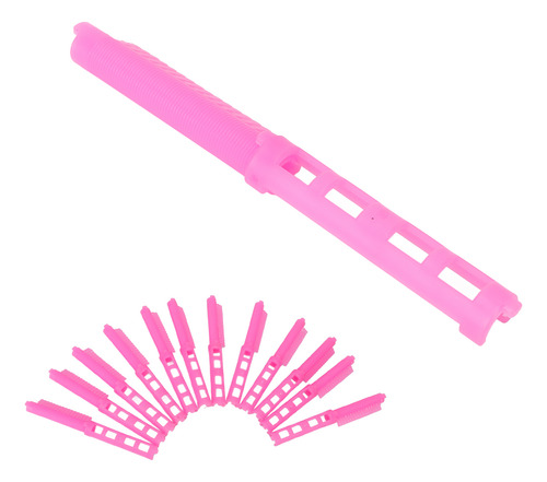 Juego De Varillas De Permanente Rosas, 12 Unidades, Horquill