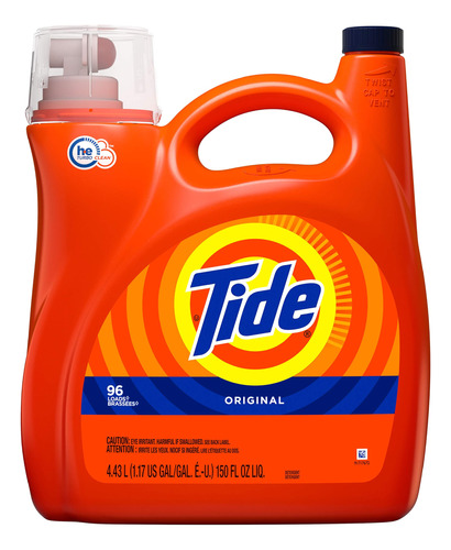 Tide Detergente Líquido Ultraconcentrado Para Ropa, Origin.