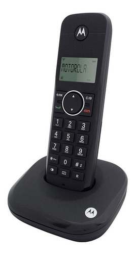 Imagen 2 de 2 de Teléfono inalámbrico Motorola MOTO500ID negro