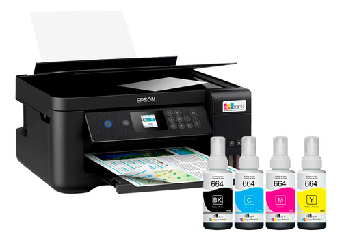 Impressora Epson L4260 Multifuncional Com Kit Tintas Extra