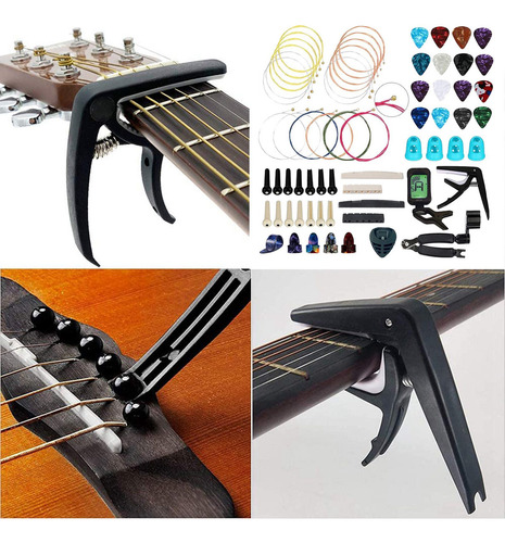 Cuerdas De Acero Protectores De Dedos Para Guitarra Acústica