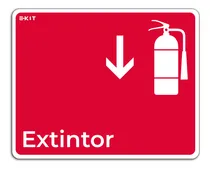 Comprar Señalamiento Extintor Contra Incendios Letrero Señal 30x40