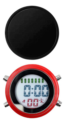 Mini Reloj De Motocicleta Reloj Impermeable Reloj Negro Rojo