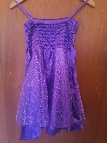 Vestido Nena Talle 6 Años Strapless Fiesta Belleza 1 Postur