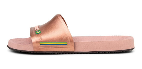 Imagen 2 de 3 de Havaianas Slide Brasil 6459 Crocus Rose Lefran
