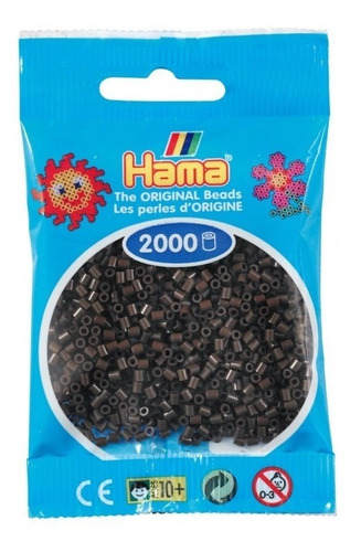 Hama Beads Mini Perler 2000 Unids. Color Café Oscuro Pixel