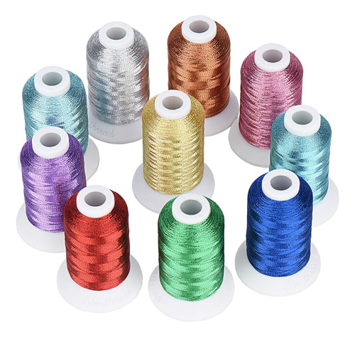 Kit De Hilo Para Máquina De Bordar, 10 Colores