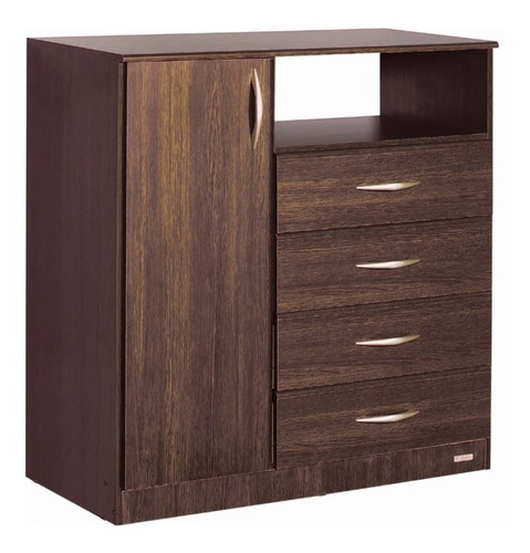 Cajonera Comoda Platinum 4 Cajones 1 Puerta 921