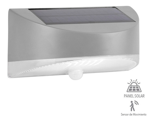 Luminario Exterior Solar C/ Sensor De Movimiento 4000k Tecno