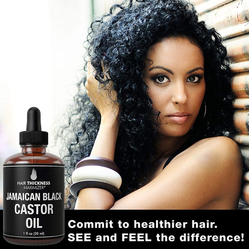 Aceite De Ricino Negro Jamaicano (1 Fl Oz) Por Hair Thicknes