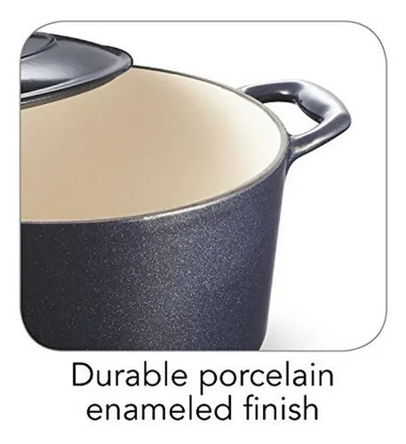 Tramontina 80131-038ds Enameled Cast Iron Covered Round Dutc