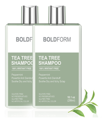 Bold Form - Champu De Arbol De Te Con Aceite De Menta, Limpi