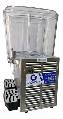Máquina Refresquera Chichera 2 Tolvas Acero Inoxidable
