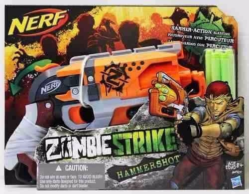 Nerf Zombie Strike Hammers Hot Original De Hasbro Pistola