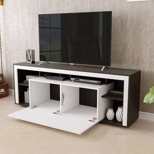 Mueble Centro De Entrenimiento Tv Moderno Consola Recibidor, Mercado Libre