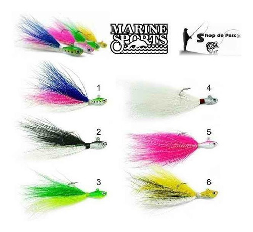 Señuelo Streamer Jig 30 Marine Sports Profundidad Variable