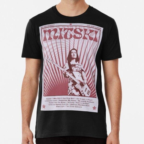 Remera Mitski Be The Cowboy Red Concierto Algodon Premium