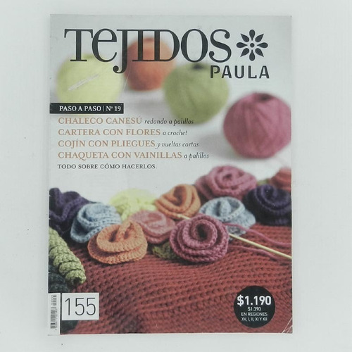 Revista De Tejidos Paula Paso A Paso N°19 Paula Ediciones