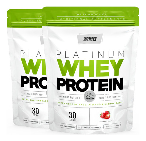 Premium Whey Protein X 4 Lb. Star Nutrition Promo 2 Frascos