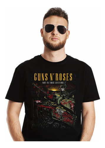 Polera Guns N Roses Tanque Rock Impresión Directa