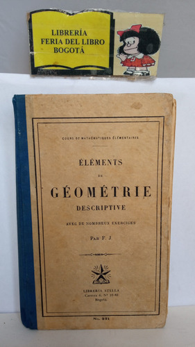 Elementos De Geometría Descriptiva - Francés