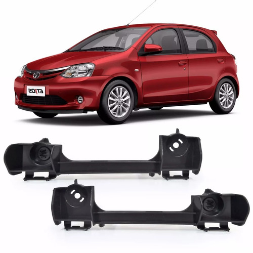 Suporte Guia Parachoque Dianteiro Toyota Etios 2010 2011 2012 2013 2014 2015 2016 2017 2018