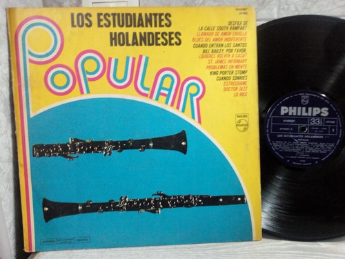 Los Estudiantes Holandeses Popular Lp Excelente 