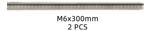 M6-10 X 300 Mm Varillas Completamente Roscadas, Pernos De 2