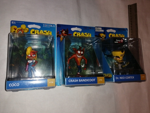 Figuras Totaku Crash Bandicoot Coco Dr Neo Cortex