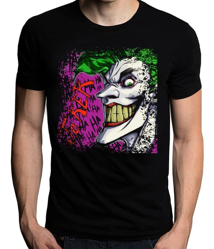 Playera Hombre Batman Villanos Joker Guason Hahaha