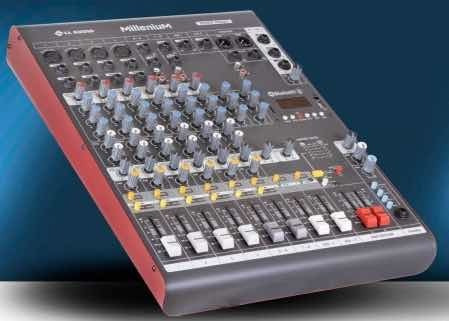 Mesa 08 Canais Ll Áudio Millenium M802d Bluetooth Phantom