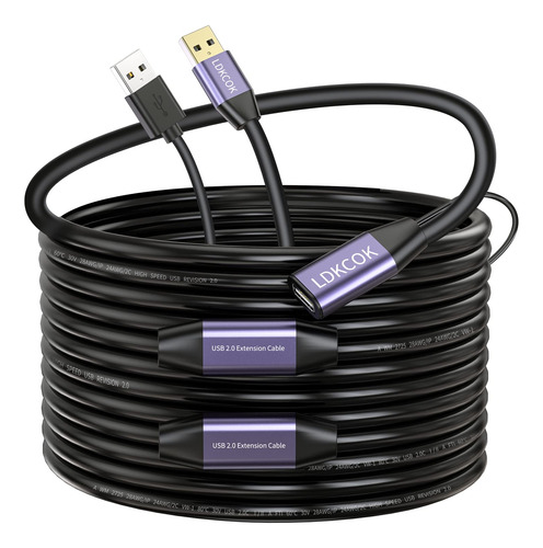 Ldkcok Cable De Extensin Repetidor Activo Usb 2.0 Tipo A Mac