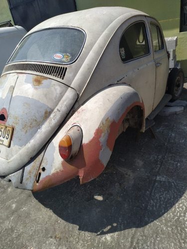 Tolva Y Luz De Matricula Vw Fusca Año 1962