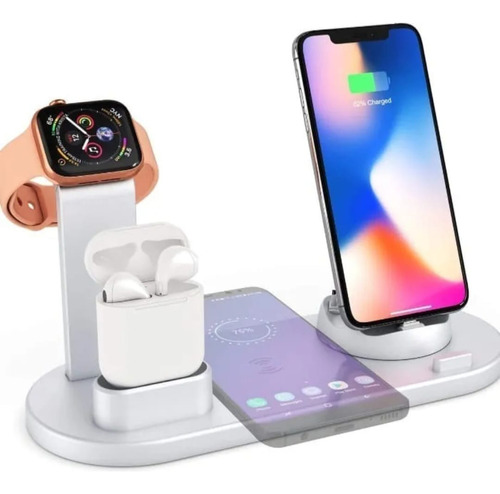 Estación De Carga 3 En 1 Para Android iPhone Airpod Iwatch