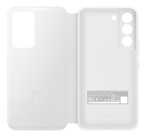 Case Galaxy S22 Normal S-view Flip Cover Original Blanco