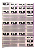 Comprar Kit 1.008 Fichas De Valores P/ Festas Eventos Bar - Cédulas