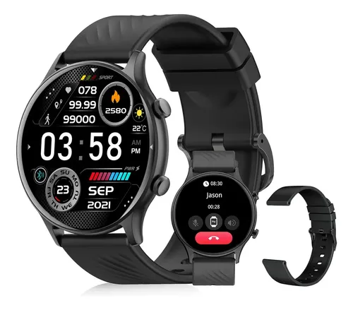 Relógio Inteligente Smartwatch PEJE ZW04 Tela 1.39 TFT HD IP68 À ...