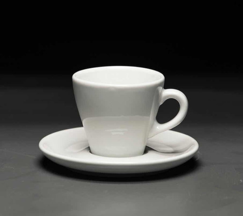 Taza De Café C/ Plato X 6 Unidades Porcelana Monza Verbano