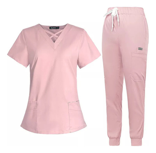 Uniforme Médico De Enfermería Jogger Thread, Color Liso, 2 U