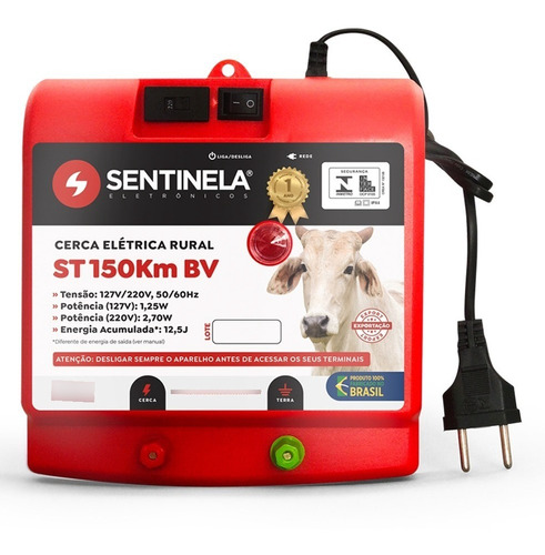 Eletrificador De Cerca Rural St 150.000 Bivolt Sentinela