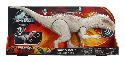 Figura de acción Indominus Rex GCT95 de Mattel Destroy 'N Devour