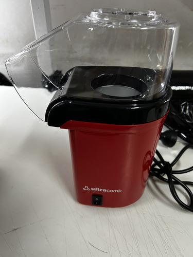 Pochoclera Ultracomb En 4 Min! Sin Aceites-aire Caliente Rojo (Usado)