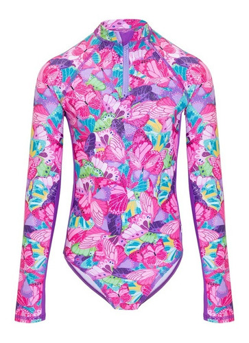 Traje De Baño Rashguard Manga Larga Fairy Wing Mermaids123 