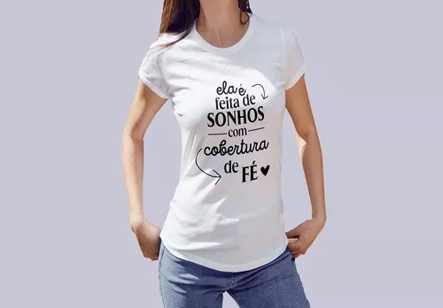 Camiseta Dia Internacional da Mulher - Frases do Mês