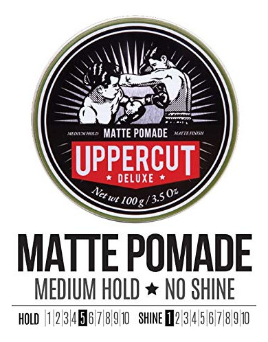 Produto De Modelagem De Cabelo Uppercut Deluxe Matte Pomade
